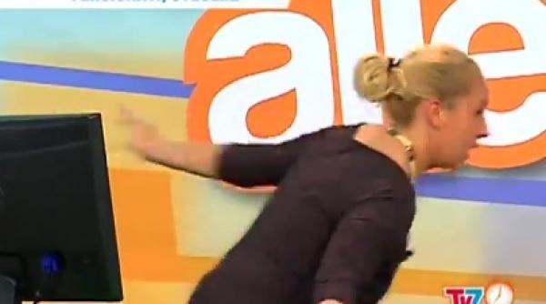 cutremurul din italia noi imagini moderatorii unei televiziuni italiene fug din emisie video