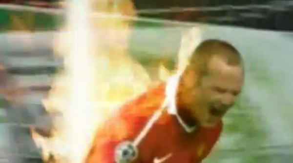 goluri cu efecte speciale rooney in flacari video