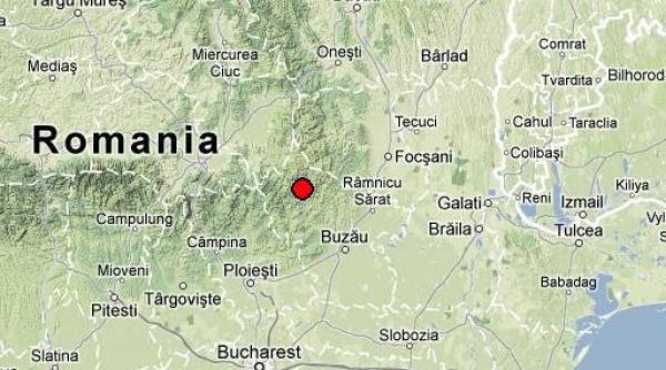 cutremur in vrancea epicentrul seismului localizat la 122 de kilometri de bucuresti