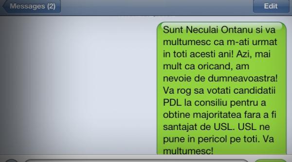 vezi ce sms uri electorale circula in ziua votului
