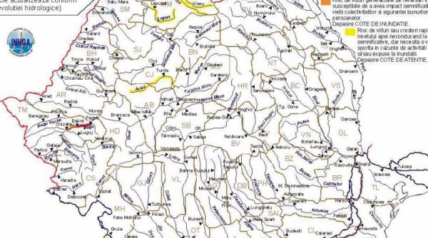 cod rosu de inundatii in timis pe raul bega avertizarea valabila pana maine la ora 10 00