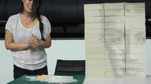 video portretul lui mark zuckerberg realizat din 36 de carti