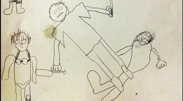 cum vede un copil de 10 ani lumea desenul care i face pe britanici sa se rusineze