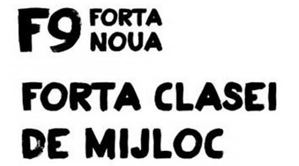 f9 forta noua o miscare politica nealiniata a clasei de mijloc