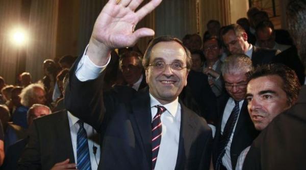 grecii au ales zona euro partidul noua democratie este pe primul loc in alegerile legislative