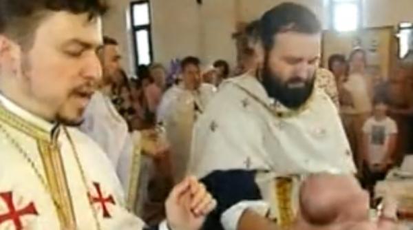 video fiul gabrielei vranceanu firea botezat de cuplul luminita si gigi becali