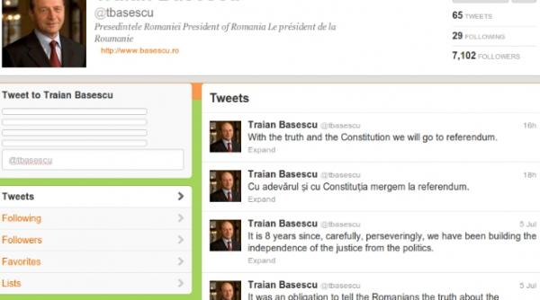 un internaut sustine ca i a fost suspendat contul de twitter jos basescu
