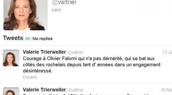 mai usor cu twitter ul doamna trierweiler