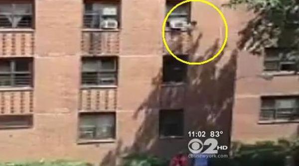 imagini de infarct momentul in care o fetita de 7 ani cade de la etajul unui bloc si este prinsa de un vecin video