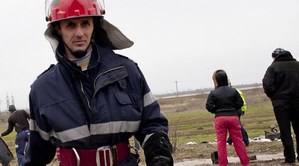 incendiu pe autostrada bucuresti pitesti