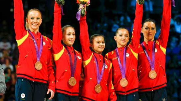 jo londra 2012 bronz pentru echipa feminina de gimnastica