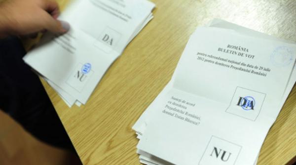 referendum 2012 rezultate finale bec 46 24 prezenta la vot 87 52 dintre voturi pentru demiterea lui basescu