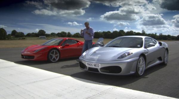cele mai tari cinci momente ferrari la topgear