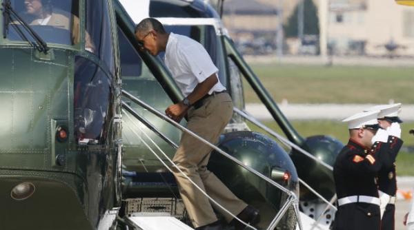 presedintele american a jucat golf in ziua in care a implinit 51 de ani