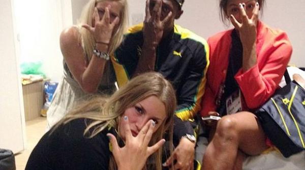 usain bolt si a petrecut noaptea cu trei handbaliste suedeze din lotul olimpic