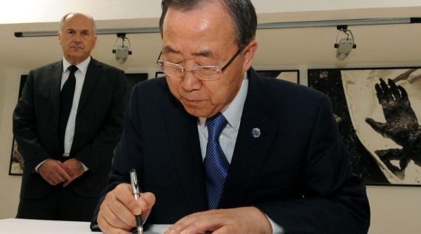 ban ki moon anunta o initiativa privind protectia oceanelor
