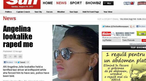 sosia angelinei m a violat agresoarea taximetristului din tulcea pe prima pagina in the sun