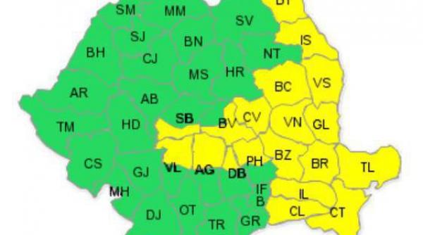 atentionare cod galben de vant puternic in 19 judete vezi zonele vizate si prognoza meteo pana joi