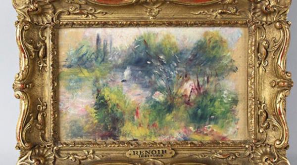 incredibil tablou de renoir gasit intr o cutie cumparata cu 50 de dolari din piata de vechituri