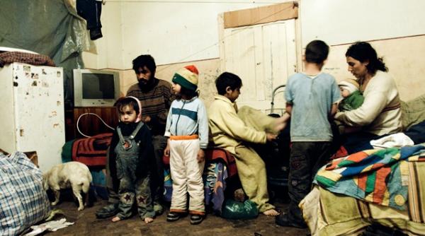 protest tiganesc la baia mare impotriva evacuarii din locuintele ilegale