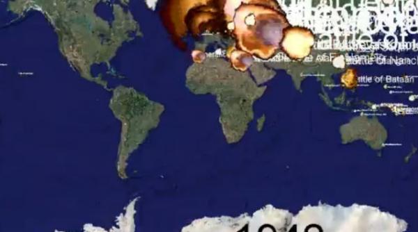 video 1000 de ani de razboaie in 5 minute ultimii 100 de ani au fost cei mai sangerosi