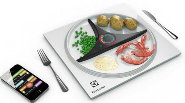 farfuria inteligenta cu designer roman