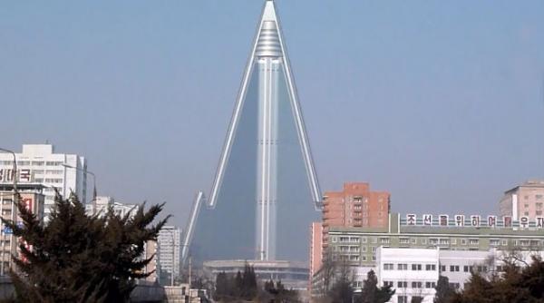 coreea de nord se pregateste sa dea in folosinta hotelul fantoma