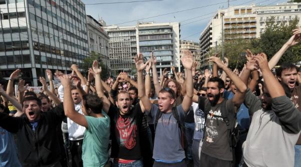 greva generala in grecia impotriva masurilor de austeritate sindicatele elene vor demonstra in fata ministerului de finante din atena