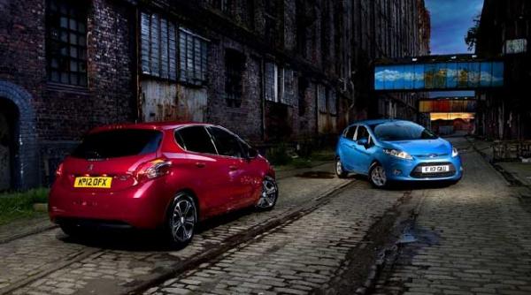 lupta celor mari din clasa mica peugeot 208 vs ford fiesta
