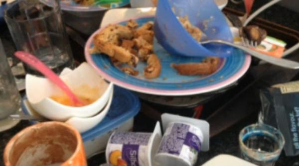 o mama a facut greva curateniei