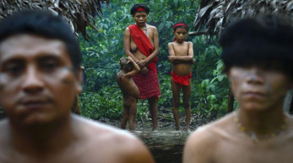 un trib din sudul braziliei ameninta ca se sinucide daca nu vor ramane pe teritoriul lor