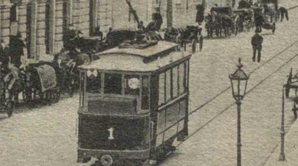 acum 100 de ani foc intr un vagon de tramvai electric