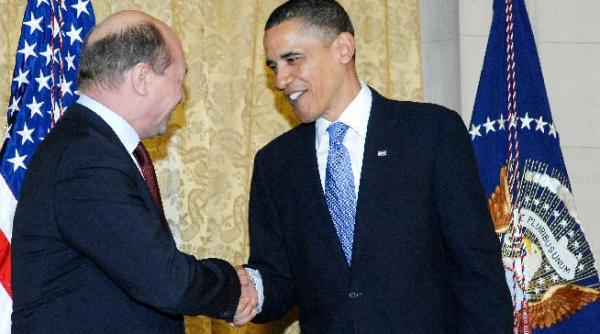 basescu l a felicitat pe obama spera sa l reintalneasca in curand