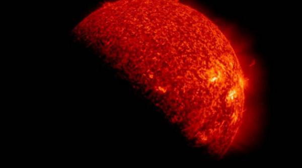 fenomen uimitor pamantul obtureaza imaginea soarelui in apropierea echinoctiului video