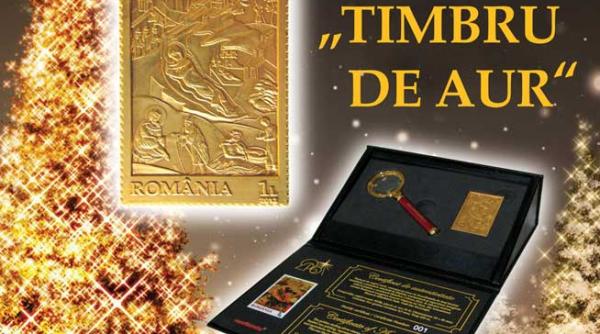 premiera filatelica primul timbru de aur din romania
