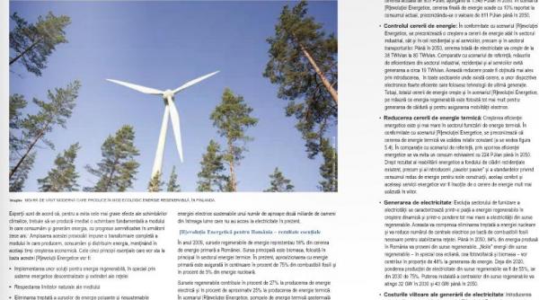 greenpeace in 2050 romania va acoperi 84 din necesarul energetic din surse regenerabile