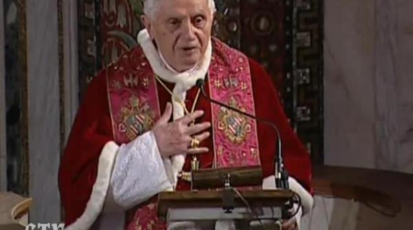 papa benedict al xvi lea calendarul crestin este gresit iisus s a nascut mai devreme
