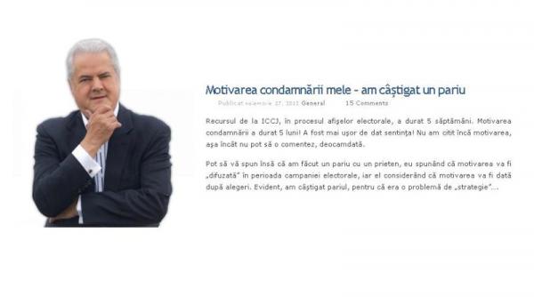 am castigat un pariu ce spune adrian nastase despre motivarea condamnarii sale