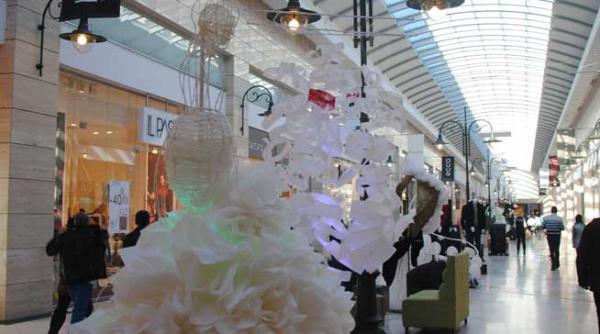 arta de craciun a pus stapanire pe un mall din bucuresti