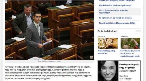 jobbik recidiveaza un deputat cere demisia unei colege pentru ca are dubla cetatenie ungara si israeliana