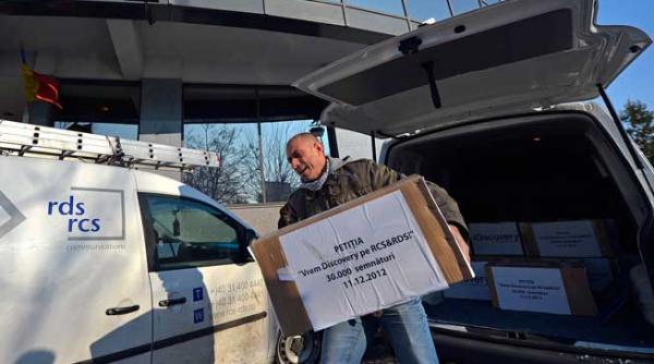 30 000 semnaturi vrem discovery refuzate de rcs