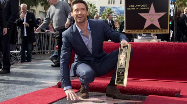 hugh jackman a primit o stea pe walk of fame din los angeles