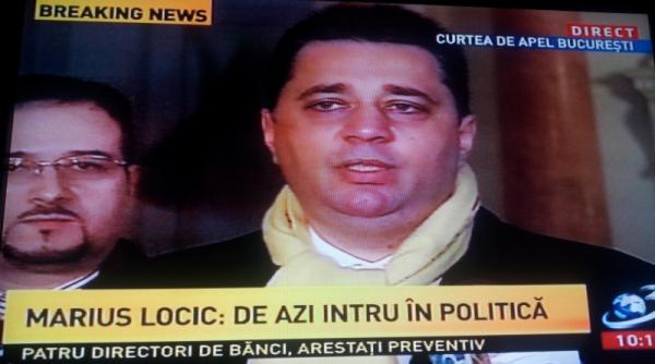 marius locic intra in politica