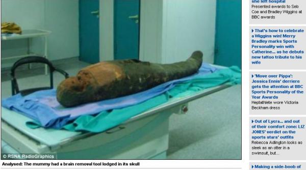 descoperire uluitoare in craniul unei mumii ce au gasit oamenii de stiinta dupa 2 400 de ani