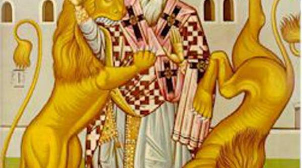 sfantul mucenic ignatie teoforul painea curata a lui hristos