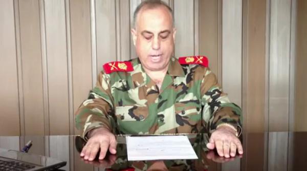 seful politiei militare siriene si a anuntat dezertarea video