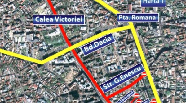 strazile din bucuresti unde traficul rutier va fi oprit de revelion
