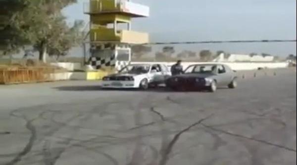 incredibil un sofer face drifturi cu doua masini in acelasi timp video