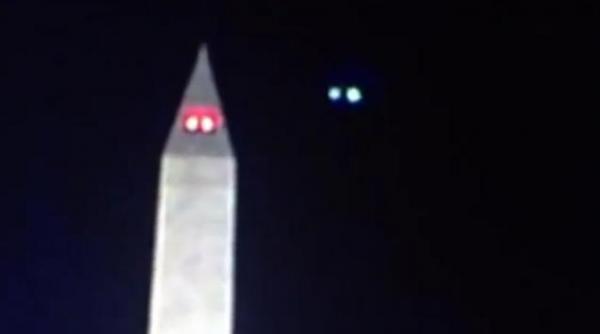 ozn la festivitatea de investitura a obama obiect ciudat filmat de televiziunea fox news video