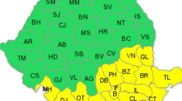 cod galben de ninsori abundente si viscol in 27 de judete si bucuresti pana sambata la ora 14 00